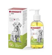 Péče o srst,kůži,srdce pro psy,kočky los.olej