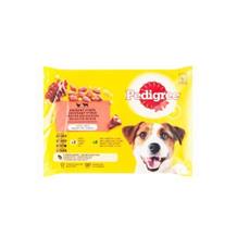 Pedigree kapsa Adult hovězí/drůbeží v želé 