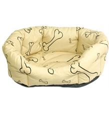 Samohýl Pelech 8 hran bavl. Kost béžovo/černý 85 cm
