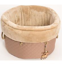 Pelech vak textil Elegance béžový s hračkou pro kočku 35 x 35 x 33 cm Pelech vak textil Elegance béžový s hračkou pro kočku 35 x 35 x 33 cm