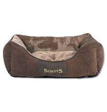 Pelíšek SCRUFFS Chester Box Bed čokoládový L Pelíšek SCRUFFS Chester Box Bed čokoládový L
