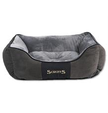 Pelíšek SCRUFFS Chester Box Bed šedý S