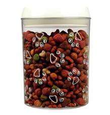 Plastový zásobník na krmivo a pamlsky 1,5l/12x17,5cm transpa 1 ks