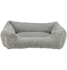 Vital Bed JONNA ortopedický obdélníkový pelech, manšestrový plyš, šedá 100 x 70 cm
