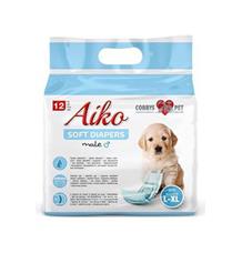 Plenky pro psy Aiko Soft Diapers  L-XL/60-80cm 12ks