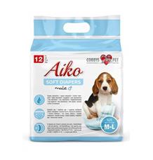 Plenky pro psy Aiko Soft Diapers M-L/46-60cm 12ks