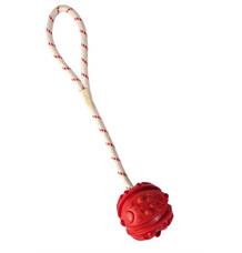 Plovoucí vrhací míč na šňůře - plný 4,5cm/35cm