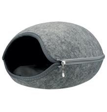 Plstěná jeskyně LUNA se zipem světle šedá 40 x 24 x 46 cm Plstěná jeskyně LUNA se zipem světle šedá 40 x 24 x 46 cm
