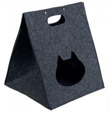 Plstěný box/jeskyně ANTONIA antracit 40x48x40 cm Plstěný box/jeskyně ANTONIA antracit 40x48x40 cm