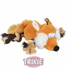 Plyšová liška s bavlněnými uzlíky 34cm Plyšová liška s bavlněnými uzlíky 34cm