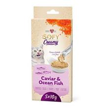 Pochoutka Aiko Cat SOFY Creamy Caviar&Ocean Fish  5x10g