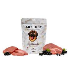 Pochoutka Artinky Jehněčí&Hovězí s černým rybízem 
