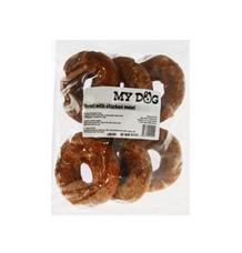 Pochoutka Donut s kuřecím masem 12,5cm/6ks Pochoutka Donut s kuřecím masem 12,5cm/6ks