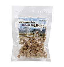 Pochoutka Králičí a kach.maso kostky sušené mrazem  80g