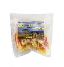 Pochoutka Králičí ucho plněné kuřecím masem 230 Pochoutka Králičí ucho plněné kuřecím masem 230