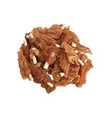 Pochoutka Kuřecí filety na tyčce buvolí kůže 