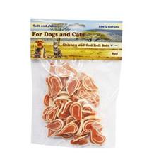 Pochoutka Kuřecí s treskou roláda měkká 