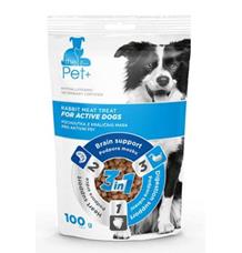 Pochoutka Pet+ 3v1 pes DOGS ACTIVE králičí 