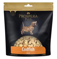 Pochoutka PROSPERA Plus tresčí kostky 230g Pochoutka PROSPERA Plus tresčí kostky 230g