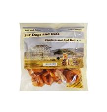 Pochoutka Tresčí kroužky s kuřecím masem měkké 230g Pochoutka Tresčí kroužky s kuřecím masem měkké 230g