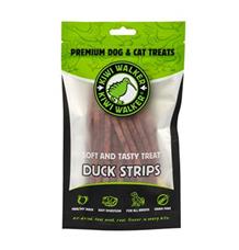 KIWI WALKER s.r.o Pochoutka vzduchem sušené měkké kachní plátky 100gKiwi