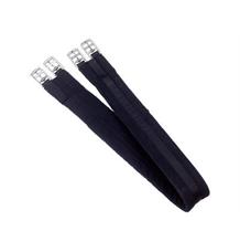 Podbřišník dvoupřezkový bavlna, podšitý černý, 140 cm Podbřišník dvoupřezkový bavlna, podšitý černý, 140 cm