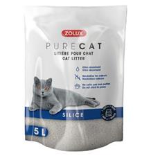 Podestýlka PURECAT natural silica 5l Zolux