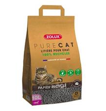 Podestýlka PURECAT recyklovaná papírová 10l Zolux Podestýlka PURECAT recyklovaná papírová 10l Zolux