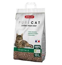 Podestýlka PURECAT Wooden Pellets 18l Zolux Podestýlka PURECAT Wooden Pellets 18l Zolux