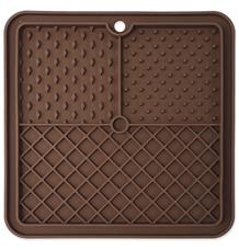 Podložka EPIC PET Lick & Snack lízací čtverec hnědý 20 x 20cm