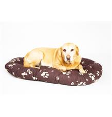 Polštář ovál bavl. Tlapka hnědo/béžová 60 cm Polštář ovál bavl. Tlapka hnědo/béžová 60 cm