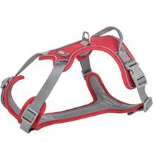 Postroj PREMIUM ACTIVE, červená M: 49-69 cm/ 20 mm