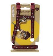 Postroj hlod.nylon s vodítkem,tlapky/mix b. Rosewood L Postroj hlod.nylon s vodítkem,tlapky/mix b. Rosewood L