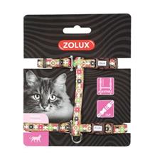 Postroj kočka ARROW nylon čokoládový Zolux