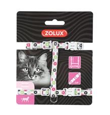 Postroj kočka ARROW nylon šedý Zolux