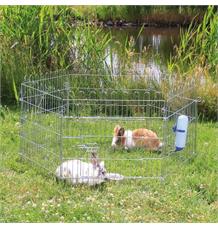 Pozinkovaná ohrádka na hlodavce 6 dílů á 63x60cm 1 ks Pozinkovaná ohrádka na hlodavce 6 dílů á 63x60cm 1 ks