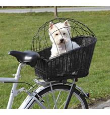 Přepravní proutěný koš na zadní nosič kola-černý 35x49x55 cm pro nosiče na kola o šířce 10,5-14,5 cm Přepravní proutěný koš na zadní nosič kola-černý 35x49x55 cm pro nosiče na kola o šířce 10,5-14,5 cm