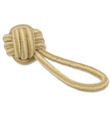 Přetahovadlo DOG FANTASY Juta míč házecí krátký 28 cm 1 ks Přetahovadlo DOG FANTASY Juta míč házecí krátký 28 cm 1 ks