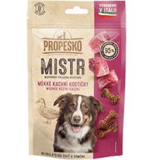 PROPESKO Dog Mistr měkké kachní kostičky 90g