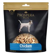 Pochoutka PROSPERA Plus uzlíky kuřecí sandwich 230g Pochoutka PROSPERA Plus uzlíky kuřecí sandwich 230g