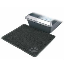 PVC předložka s tlapkou, šedá k WC 45 x 37 cm 1 ks