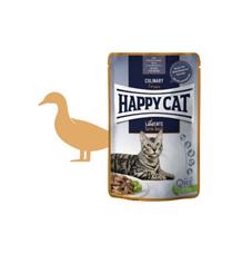 Happy Cat MEAT IN SAUCE Culinary Land-Ente / Kachna 85 g