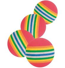 Rainbow, duhové míčky 3,5 cm 4 ks Rainbow, duhové míčky 3,5 cm 4 ks