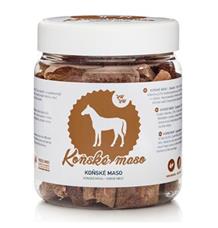 Raw Raw pochoutka mrazem sušené Koňské maso 80 g Raw Raw pochoutka mrazem sušené Koňské maso 80 g