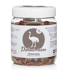 Raw Raw pochoutka mrazem sušené Pštrosí maso 90 g Raw Raw pochoutka mrazem sušené Pštrosí maso 90 g