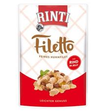 Rinti Dog Filetto kapsa kuře+hovězí v želé 100 g Rinti Dog Filetto kapsa kuře+hovězí v želé 100 g