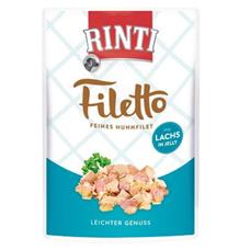 Rinti Dog Filetto kapsa kuře+losos v želé 100 g Rinti Dog Filetto kapsa kuře+losos v želé 100 g