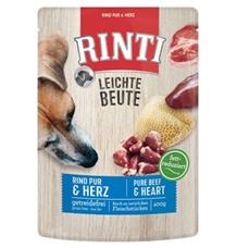 Rinti Dog Leichte Beute kapsa hovězí+kuře srdíčka
