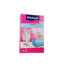 Vitakraft náhr.sáčky do Wc pro kočky CloFix 15ks 50x35x20cm