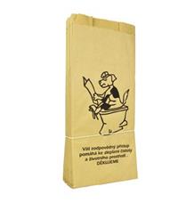 Sáčky na psí exkrementy papírové, páskované 25ks 1 ks Sáčky na psí exkrementy papírové, páskované 25ks 1 ks